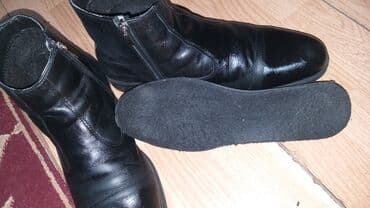 kişi qış ayaqqabıları: Qış sapaçkisi təmiz dəri 41 razmer az geynilib 40man içi isdi mexli — 3