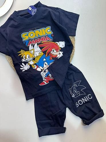 stringer alt geyimi: Uşaq yay dəsti – köynək və şort - Mövzu: Sonic Mania və “Keep Vigour” — 2