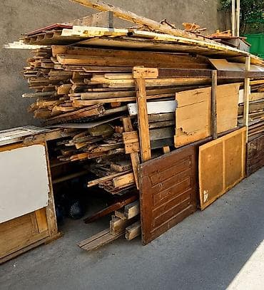 zabor: Taxta materialları – müxtəlif ölçü və növlər - Qarışıq taxta — 3
