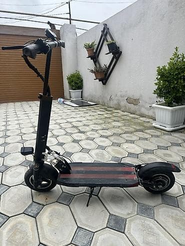 sukuturlar: Elektrik skuter - Güclü ön və arxa disk əyləcləri - İri ölçülü — 3