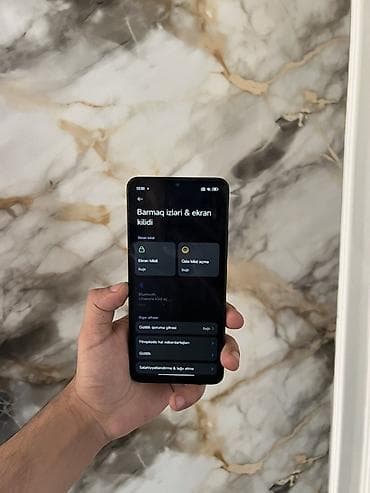 telefonlar yeni: Redmi 13C, 128 GB, rəng - Qara, Barmaq izi, Face ID — 10
