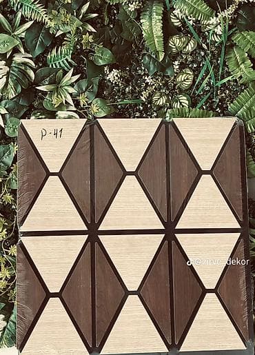 panel dekor: Dekorativ MDF 50"50yə dekorlar - Tətbiq sahəsi: qonaq otağı, yataq — 6