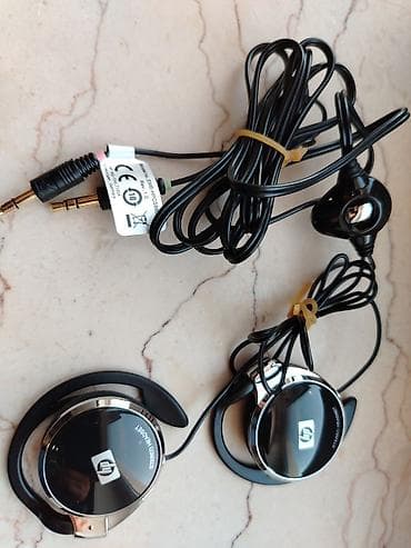 IPod və MP3 pleyerlər: Yeni Simli Qulaqcıqlar, HP, rəng - Qara — 1