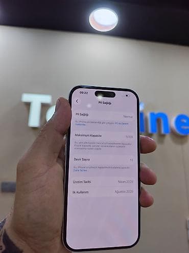 ayfon 13mini: IPhone 17 Pro, 256 GB, Ağ, Zəmanət, Simsiz şarj, Face ID — 3