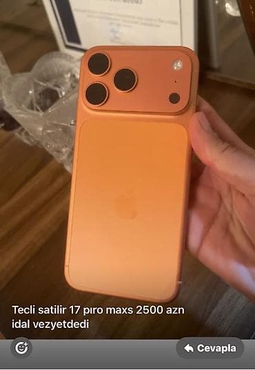 IPhone 17 Pro Max, Narıncı