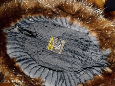 женские шапки с шарфом: Шапка, One size, цвет - Коричневый — 4