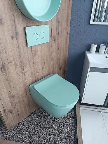 unitazların qiyməti: Asma tipli rəngli unitazlar – dizayn və funksionallığın birləşməsi — 5