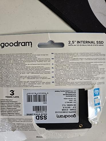 dvd ssd: Daxili SSD disk 512 GB, 2.5", Yeni — 2