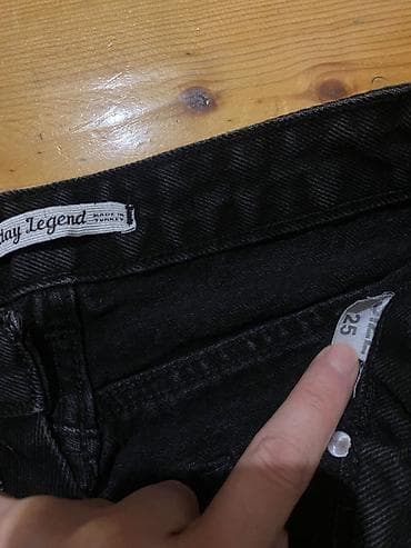 Lesa: - Məhsul: Qara rəngli cins şalvar - Brend/etiket: “May Legend”, Made — 3
