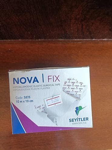 Bintlər, sarğılar: NOVA FIX – Hipoallergen elastik cərrahi yapışqan lent (plaster) — 3