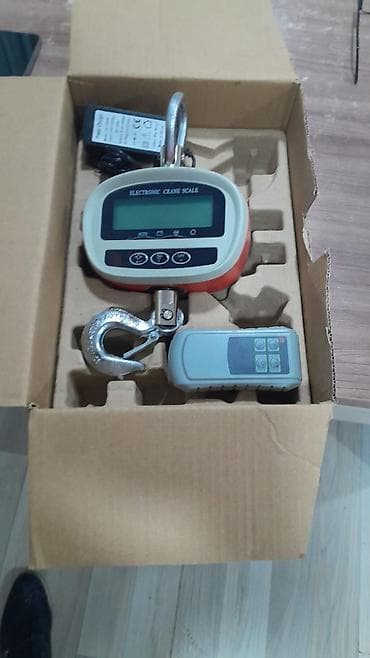 Asılqan tərəzilər: Elektron qassab tərəzisi (Crane Scale) - Böyük və aydın LCD ekran - — 2