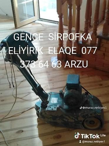 gence qapi: Xidmət: Taxta döşəmələrin cilalanması və slifu (şlifovka) Təsvir: - — 1