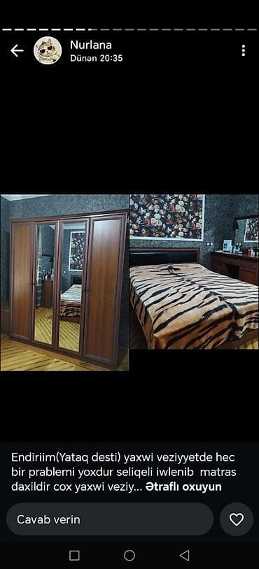 2el dolablar: İkinəfərlik çarpayı, Dolab, İşlənmiş — 1