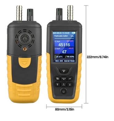 прибор: Toz hissəciklərinin sayğacı Model: TC - 8100 Səpilmə prinsipini qəbul — 7