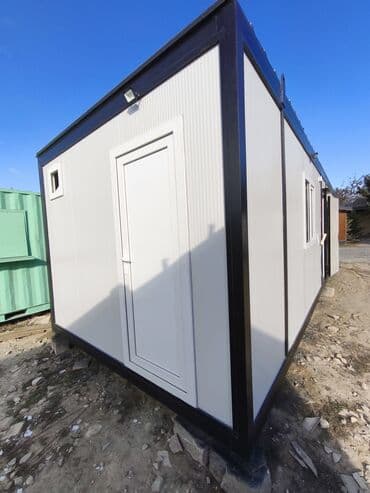 kantinerler: Modul tipli konteyner ev/ofis - Ölçü: təxmini 3 x 9–10 m (uzun tip) — 2