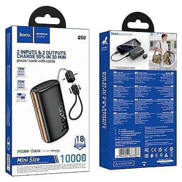 smart tv 82 ekran: Powerbank Hoco, 10000 mAh, Yeni — 2