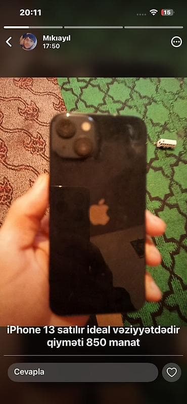 iphone 17 qiyməti: IPhone 13, Qara — 4