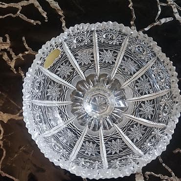 meyve qabl: Çexya istehsalı mürebbə qabı.hündürlük 9 sm,diametri 11sm - Material — 3