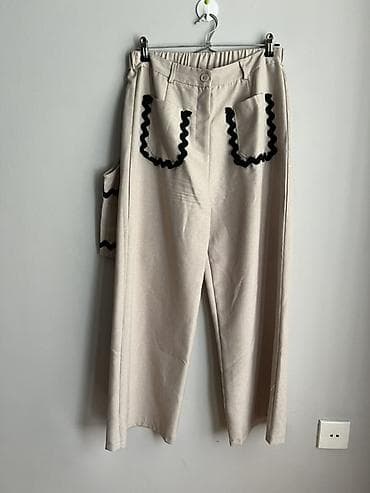 beli: Bej rəngdə iki hissəli qadın dəsti - Komplekt: qolsuz qısa top + — 3