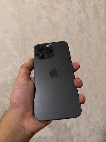 2.el macbook: IPhone 14 Pro Max, 256 GB, Qara, Face ID, Sənədlərlə, Zəmanət — 1