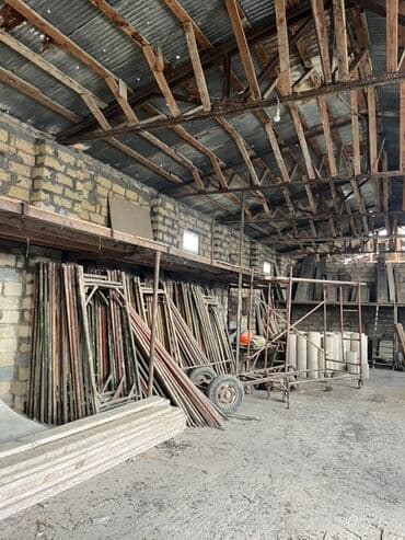 Anbar/istehsalat sahəsi – daş divarlı, metal-karkas dam örtüyü ilə — 1