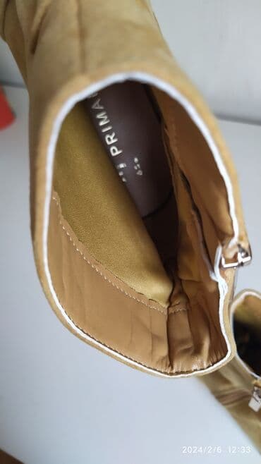 rezin botlar: Ölçü: 41, rəng - Sarı, Yeni — 4