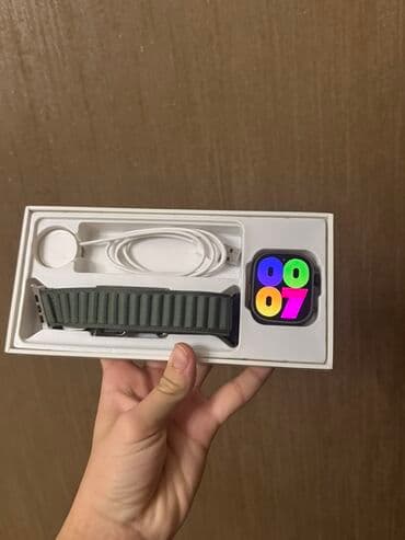 apple watch ultra super copy: Smart saat, Sensor ekran, rəng - Qara — 1