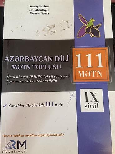tar: Azərbaycan dili Testlər 9-cu sinif, RM, 2-ci hissə, 2024 il — 3
