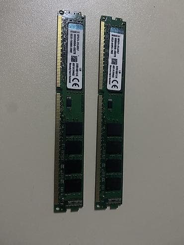 intel core i: Operativ yaddaş (RAM) Kingston, 4 GB, 1333 Mhz, DDR3, PC üçün, İşlənmiş — 1