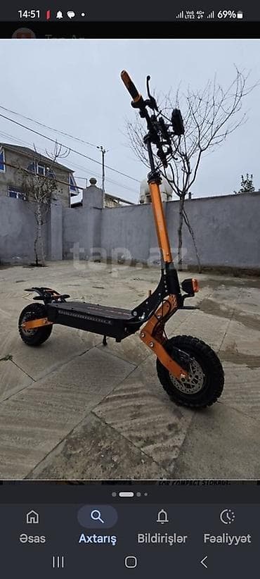 Elektrikli skuterlər – Faster F1 0off-road) - Güclü ikili motor — 1