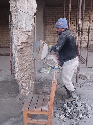 plitə işləri: Beton kəsmə xidməti - Armaturlu/armatursuz beton, dəmir-beton — 6