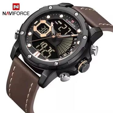 Свадебные платья и аксессуары: Новый, Наручные часы, NaviForce, цвет - Золотой — 8