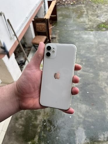 IPhone 11, 128 GB, Ağ, Face ID