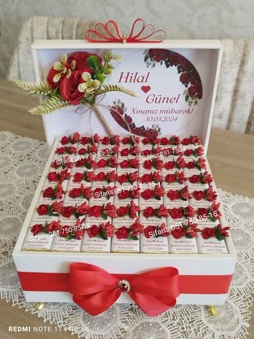 xına xonçaları: Xina xoncasi.Sifarisler en az 2-3 gun onceden goturulur.Sifaris ucun — 1