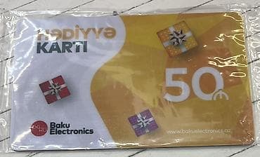 balta bıcaq: Baku Electronics hədiyyə kartı – 50 AZN - Brend: Baku Electronics - — 1