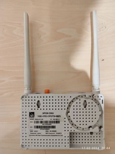 sazz lite modem: HSGQ GPON MODEM 2.4GHZ işlənmiş satılır. GƏNCƏ ŞƏHƏRİNDƏDİR. Yeni — 4