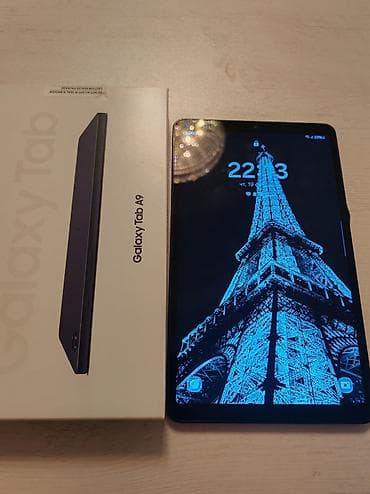 6d mark 2: Samsung Galaxy Tab A9 planşet - Model: Galaxy Tab A9 (qutu və cihaz — 1