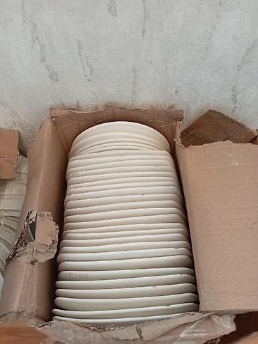 çerez qablari: Nahar dəsti, rəng - Ağ, Keramika, 100 nəfərlik, Azərbaycan — 3