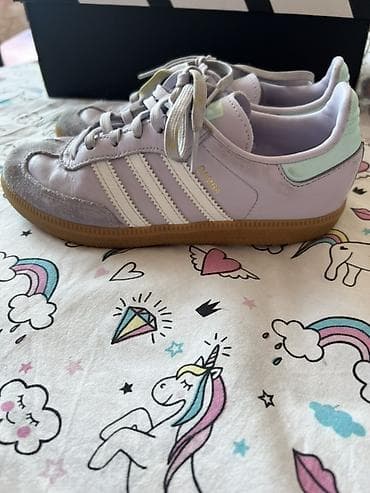 Женская обувь: Adidas, цвет - Фиолетовый, Б/у — 2