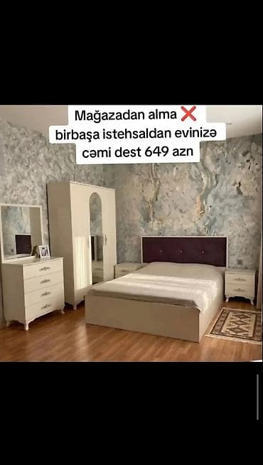 ev t: İkinəfərlik çarpayı, Yeni — 1