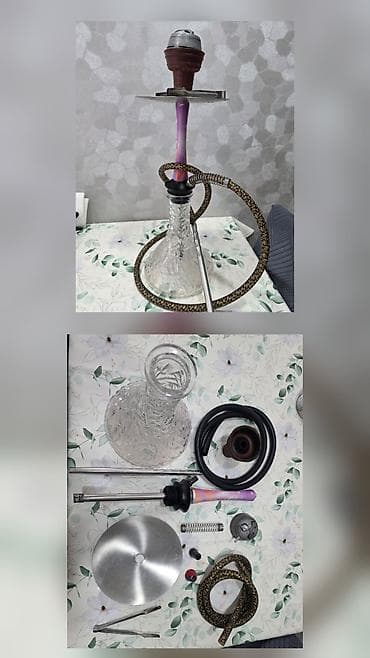 prada parfum: Nargilə dəsti – tam komplekt - Şüşə karaf tipli badiya: qalın — 1