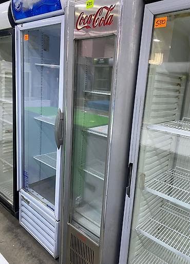 Tək qapılı şüşə vitrin tipli içki soyuducusu (Coca-Cola brendli