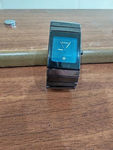 RADO kişi qol saatı - Korpus və bilərzik: parlaq qara keramik dizayn