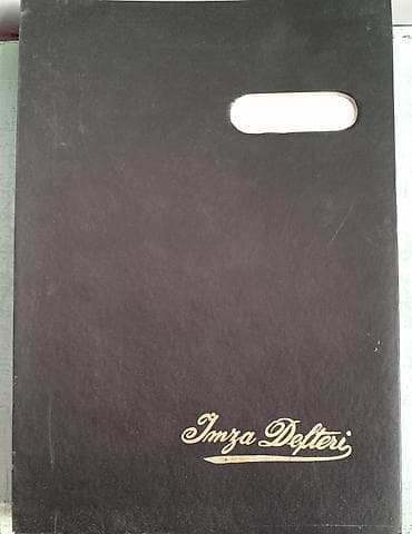 baliq satisi: Sənədlər üçün imza dəftəri satılır. Türkiyyə istehsalıdır. 1 ədəd var — 1