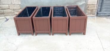 meyve agaci: Taxta dibcəklər dekorativ ağaclar və güllər üçün istənilən ölçüdə və — 7