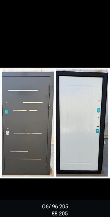 işlənmiş dəmir qapi: Yeni Giriş qapısı 100x210 sm Zamok ilə, Rayonlara çatdırılma, Pulsuz çatdırılma — 2