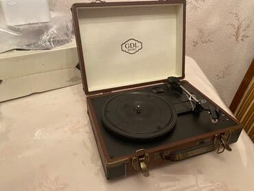 bluetooth mikrafon: Retro-çanta qramafon (GDL Retro) İstifadə olunmaylb,əla — 3