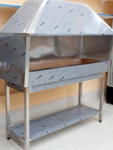 Paslanmayan poladdan peşəkar manqal/ocaq stendi - Material: tamamilə