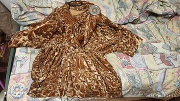 коктейльные платья в баку: 450 manata alınıb oversıze real alam endırım koja üste sıfon — 1