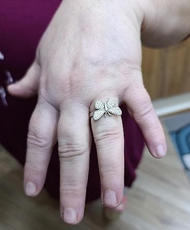 Qol saatları və aksesuarlar: Üzük, Gümüş — 1